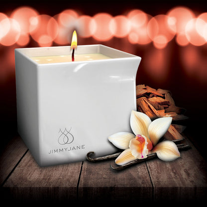 JimmyJane Afterglow Massage Oil Candle - Vanilla Sandalwood