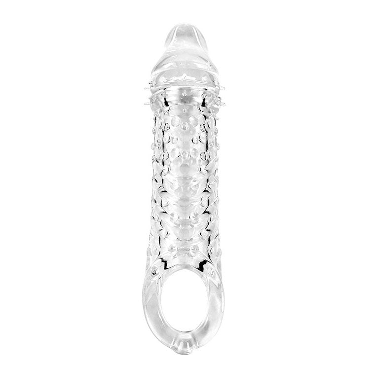 Adam & Eve ADAMS CRYSTAL EXTENDER -  22.9 cm Penis Extender Sleeve with Adjustable Inner