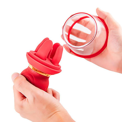 Adam & Eve SQUEEZE-N-PLEASE Pump -  -  USB Rechargeable Vaginal Pump with Massaging Tongue and Fingers