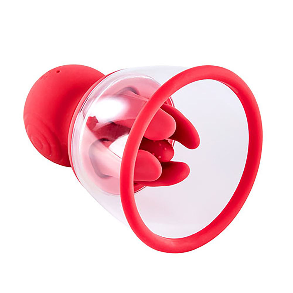 Adam & Eve SQUEEZE-N-PLEASE Pump -  -  USB Rechargeable Vaginal Pump with Massaging Tongue and Fingers