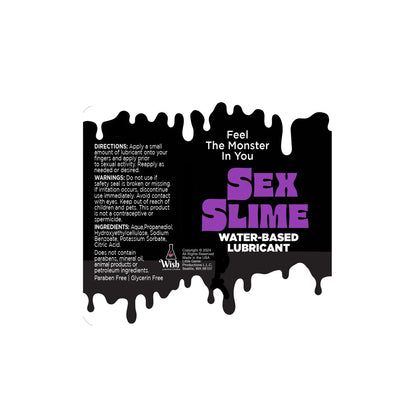 Sex Slime -  -  Water Based Lubricant - 60 ml Bottle