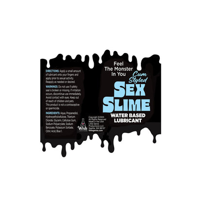 Sex Slime Cum Style Creature Lube -  120 ml -  Cum Style Water Based Lubricant - 120 ml Bottle