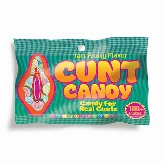 Cunt Candy - Novelty Flavoured Vagina Shaped Lollies - 85 gram Bag