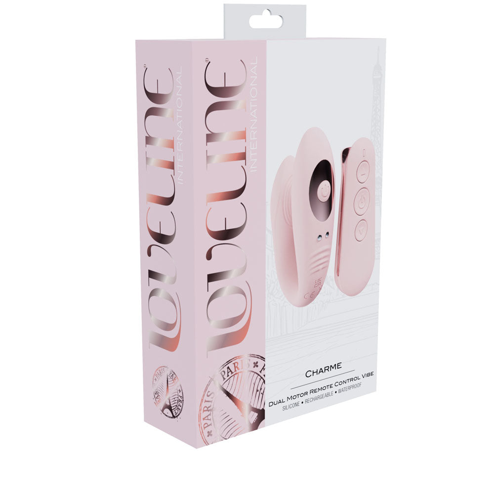 LOVELINE Charme Dual Motor Vibe -  USB Rechargeable Dual Motor Vibrator with Wireless Remote