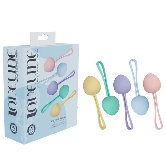 LOVELINE PelviFit Berry -  Kegel Kit - Set of 5 Sizes