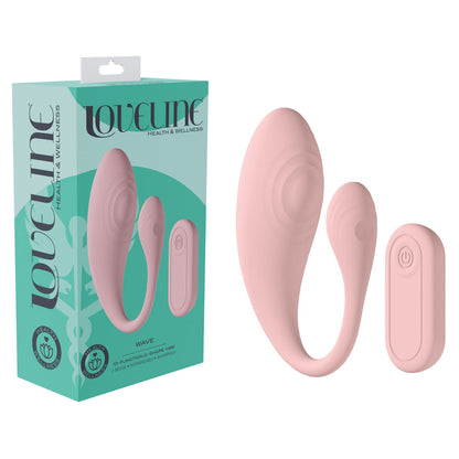 LOVELINE Wave -  USB Rechargeable C-Shaped Vibrator with Remote