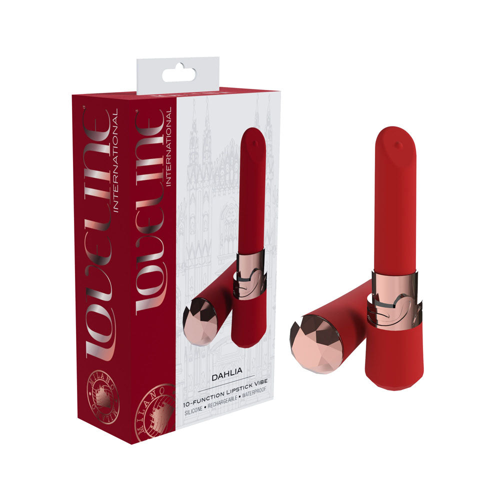 LOVELINE Dahlia -  -  12.5 cm USB Rechargeable Lipstick Vibrator