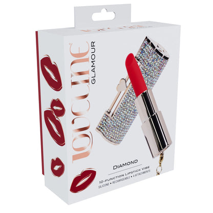 LOVELINE Diamond -  -  8.3 cm USB Rechargeable Lipstick Vibrator