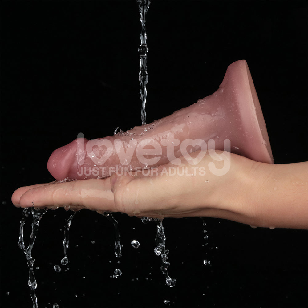 Dual Density Power Cock - 6 Inch  -  16 cm USB Rechargeable Vibrating Dong