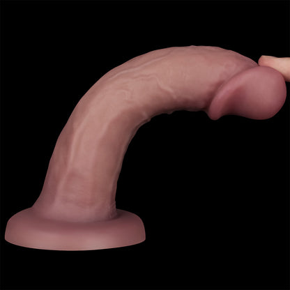 Dual Density Power Cock - 8 Inch  -  20 cm USB Rechargeable Vibrating Dong