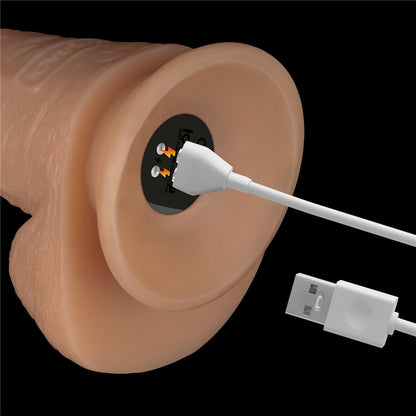 8 Inch Power Basics -  20 cm USB Rechargeable Vibrating Dong