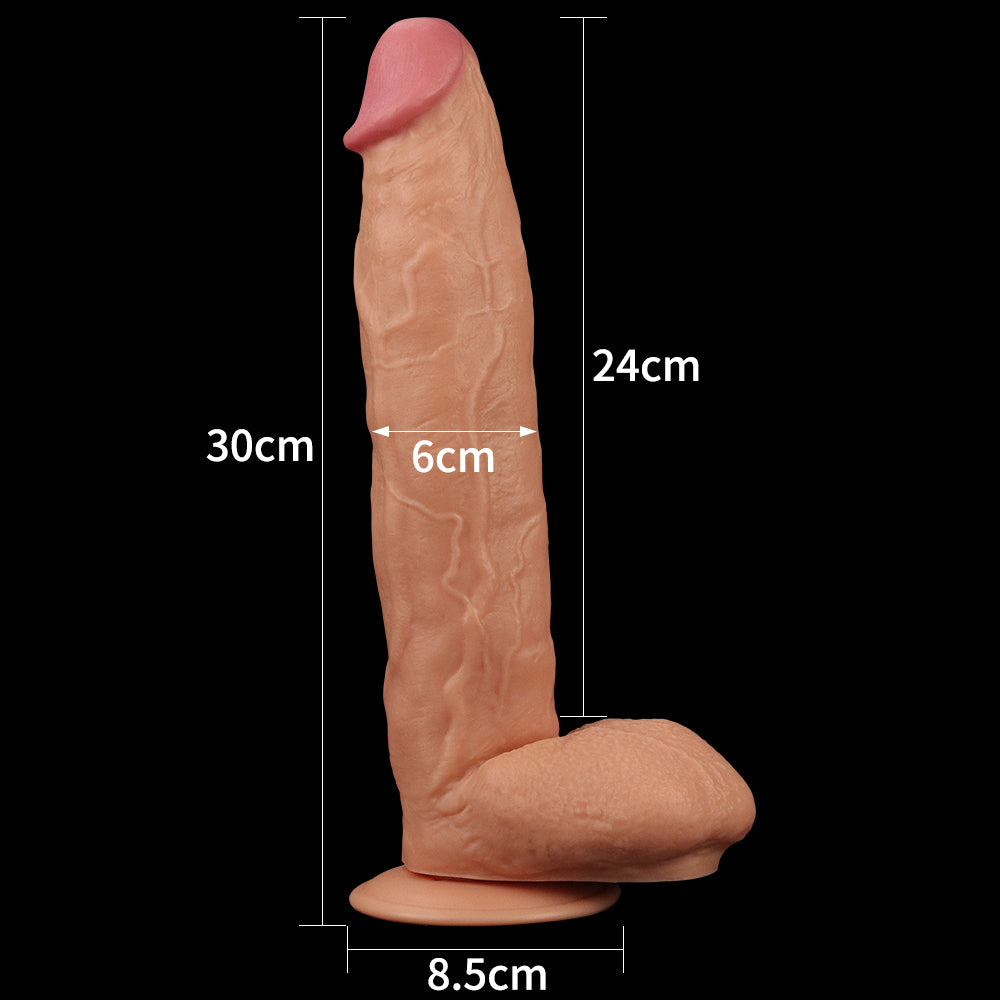 King Size 11'' Realistic Dildo -  29.5 cm Dong