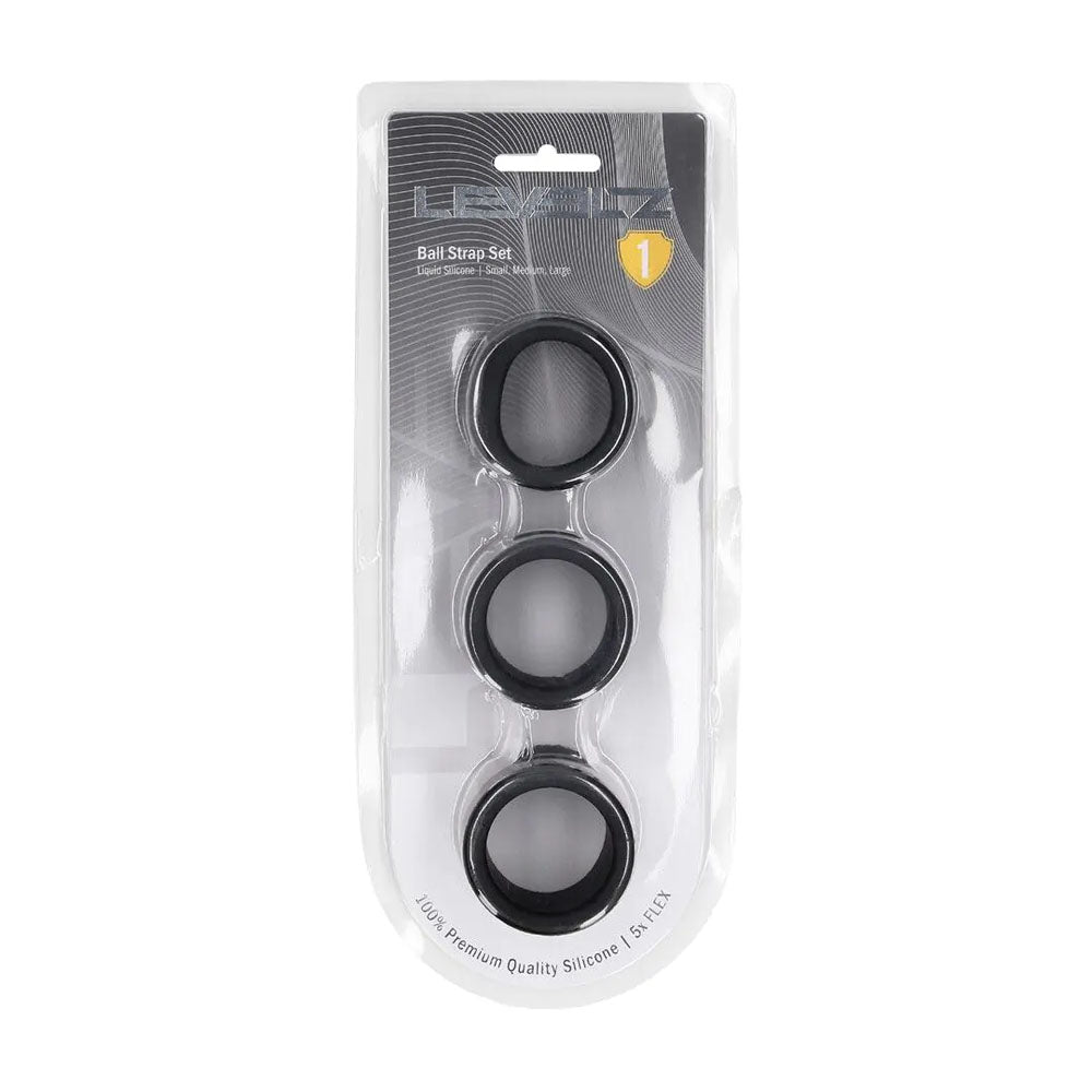 LEVELZ Liquid Silicone Ball Strap Set of 3 -  -  Ball Stretchers - Set of 3 Sizes