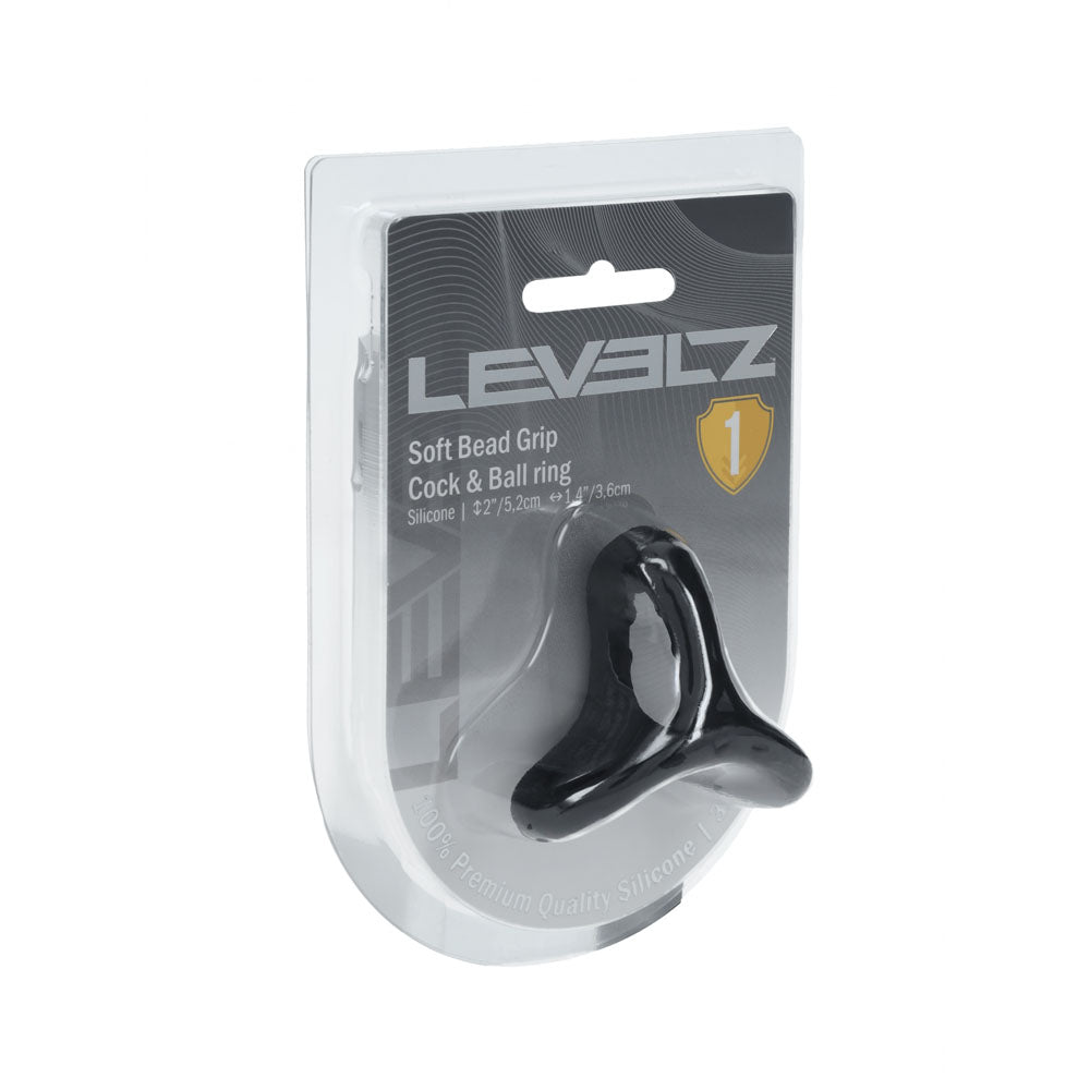 LEVELZ Soft Bead Grip Silicone Cock Ring -  -  Cock & Balls Rings