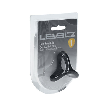 LEVELZ Soft Bead Grip Silicone Cock Ring -  -  Cock & Balls Rings