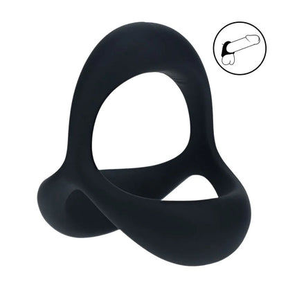 LEVELZ Tri O Ergo Silicone Cock Ring -  -  Cock & Balls Rings