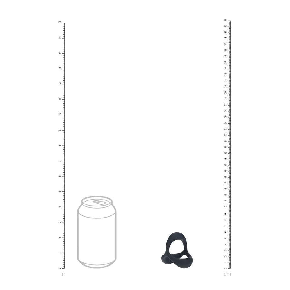 LEVELZ Tri O Ergo Silicone Cock Ring -  -  Cock & Balls Rings