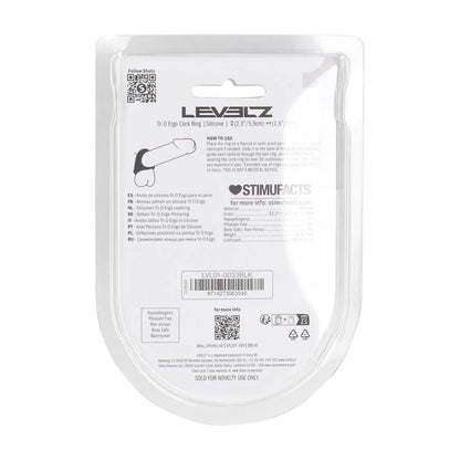 LEVELZ Tri O Ergo Silicone Cock Ring -  -  Cock & Balls Rings