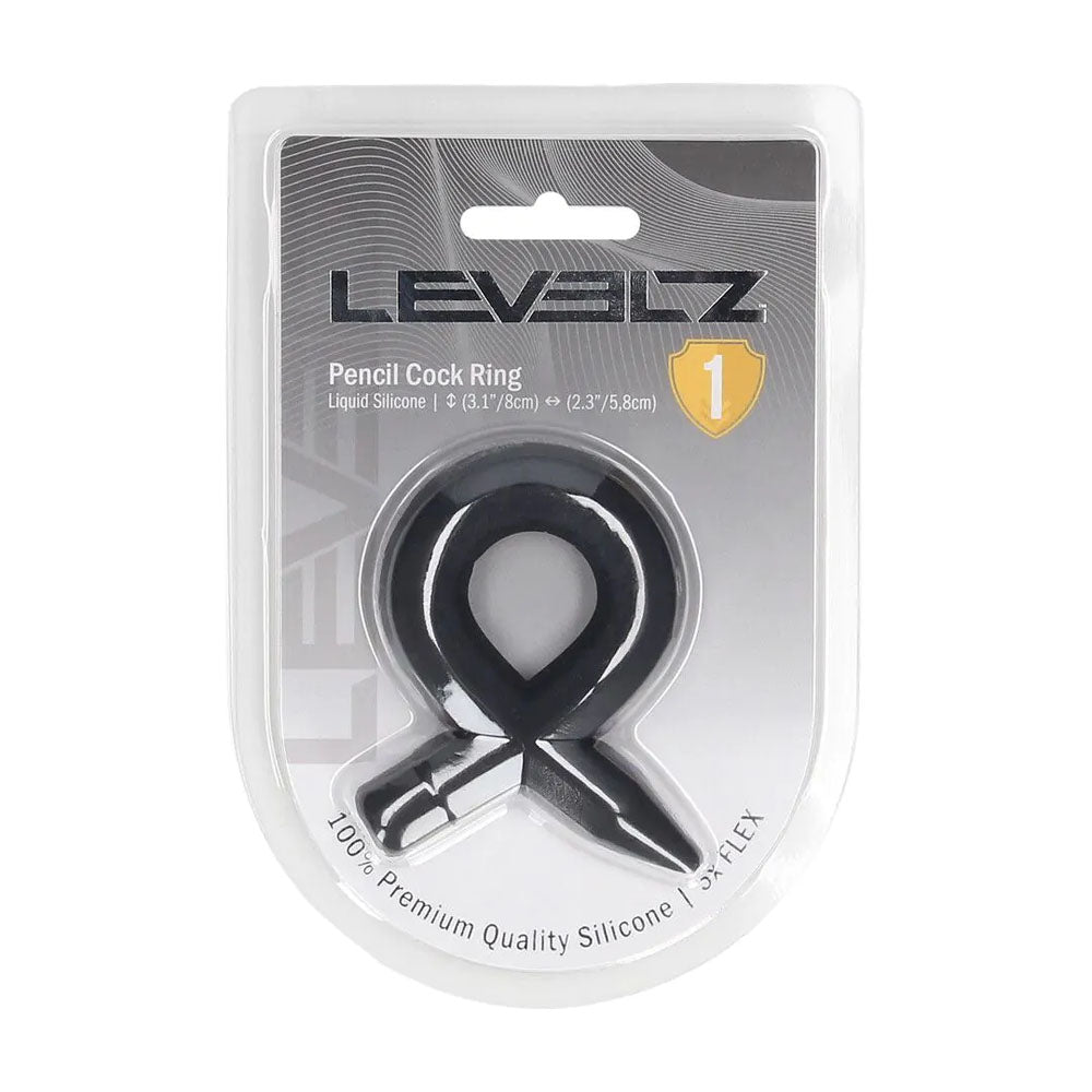 LEVELZ Pencil Liquid Silicone Cock Ring -  Cock Ring
