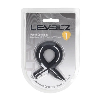 LEVELZ Pencil Liquid Silicone Cock Ring -  Cock Ring
