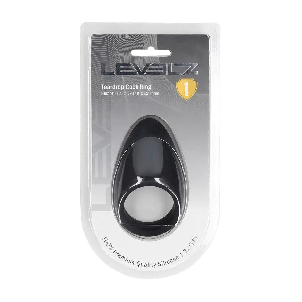 LEVELZ Teardrop Silicone Cock Ring -  -  Cock Ring