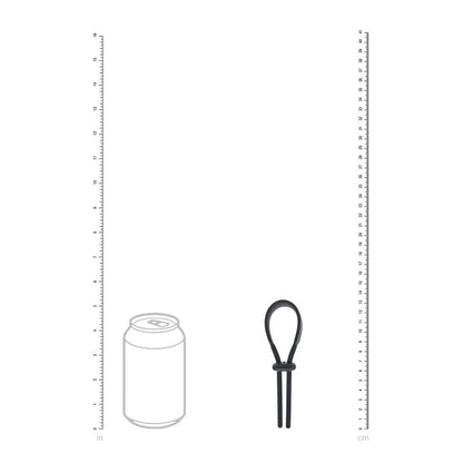 LEVELZ Wide Adjustable Silicone Lasso Cock Ring -  Adjustable Cock Ring