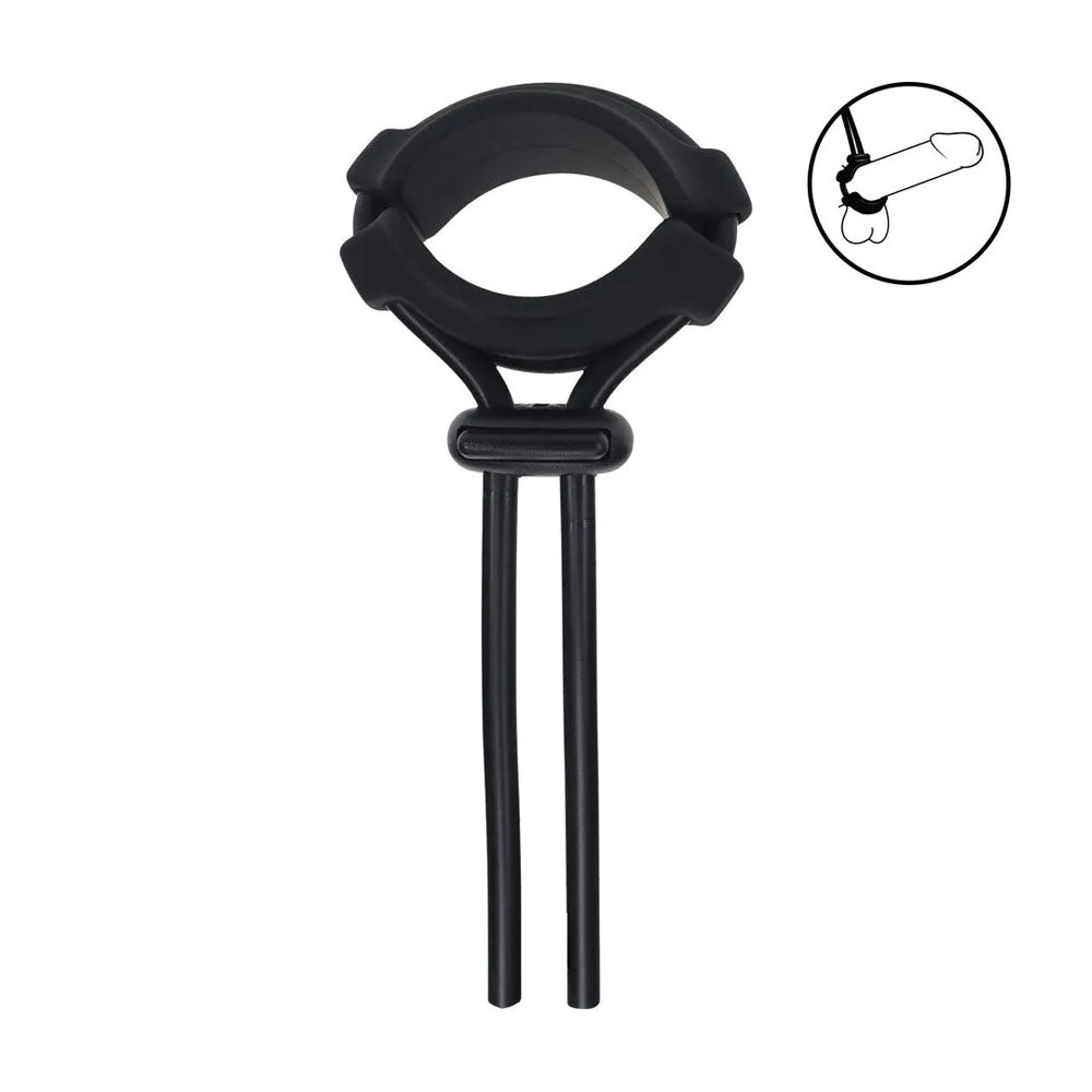 LEVELZ Wide Detachable Lasso Cock Ring -  -  Adjustable Cock Ring