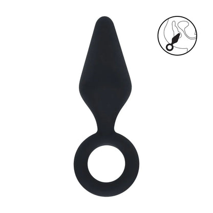 LEVELZ Silicone Anal Plug with Loop - Small -  -  Small Butt Plug