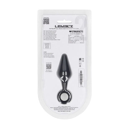 LEVELZ Silicone Anal Plug with Loop - Small -  -  Small Butt Plug