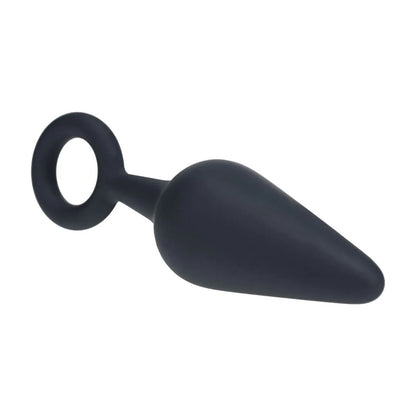 LEVELZ Silicone Anal Plug with Loop - Medium -  -  Medium Butt Plug