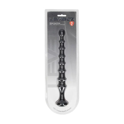 LEVELZ Ribbed Silicone Flared Anal Probe -  26.7 cm Anal Beads