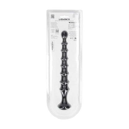 LEVELZ Ribbed Silicone Flared Anal Probe -  26.7 cm Anal Beads