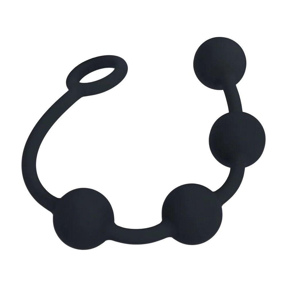 LEVELZ Round Silicone Anal Balls - M - 20mm -  32 cm Medium Anal Balls