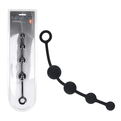 LEVELZ Curved Silicone Anal Beads -  -  29.5 cm Anal Beads