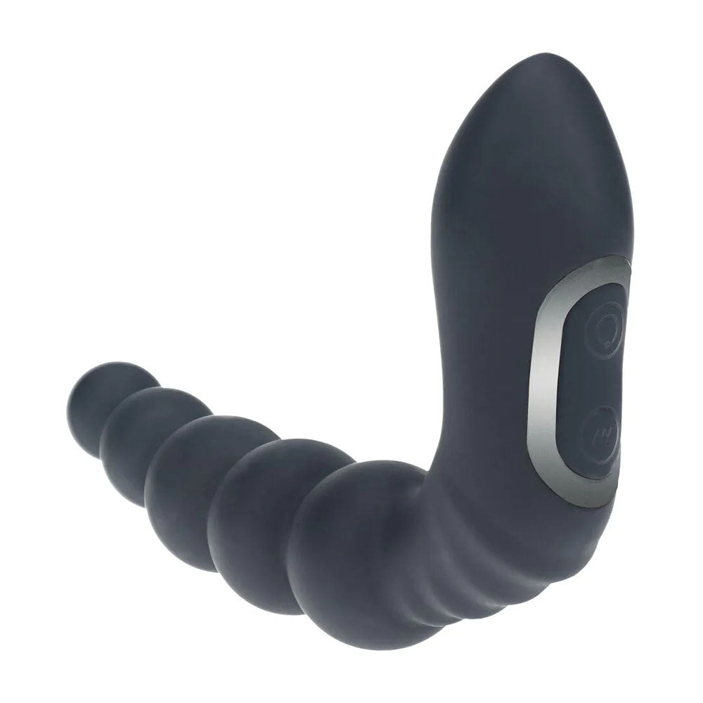 LEVELZ Rechargeable Beaded Prostate Massager -  USB Rechargeable Heating + Vibrating Prostate Massager