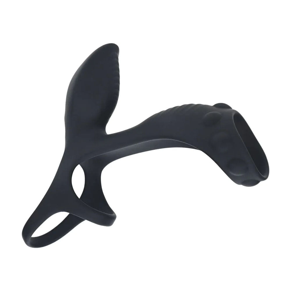 LEVELZ Vibrating Cock & Ball Ring with Shaft Loop -  USB Rechargeable Vibrating Cock & Ball Rings