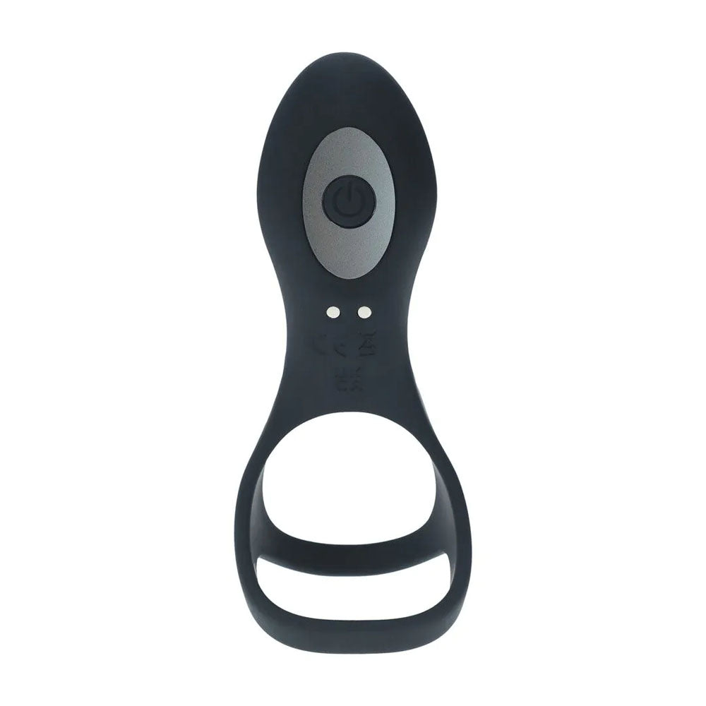 LEVELZ Vibrating Cock & Ball Ring with Shaft Loop -  USB Rechargeable Vibrating Cock & Ball Rings