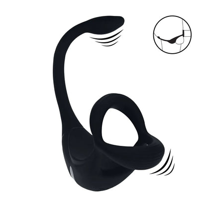 LEVELZ Remote Controlled Vibrating TriO Cock Ring with Prostate Stimulator -  USB Rechargeable Vibrating Cock Ring with Anal Plug