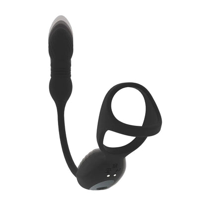 LEVELZ Vibrating & Thrusting TriO Cock Ring with Prostate Stimulator -  USB Rechargeable Vibrating Cock Ring with Thrusting Prostate Plug