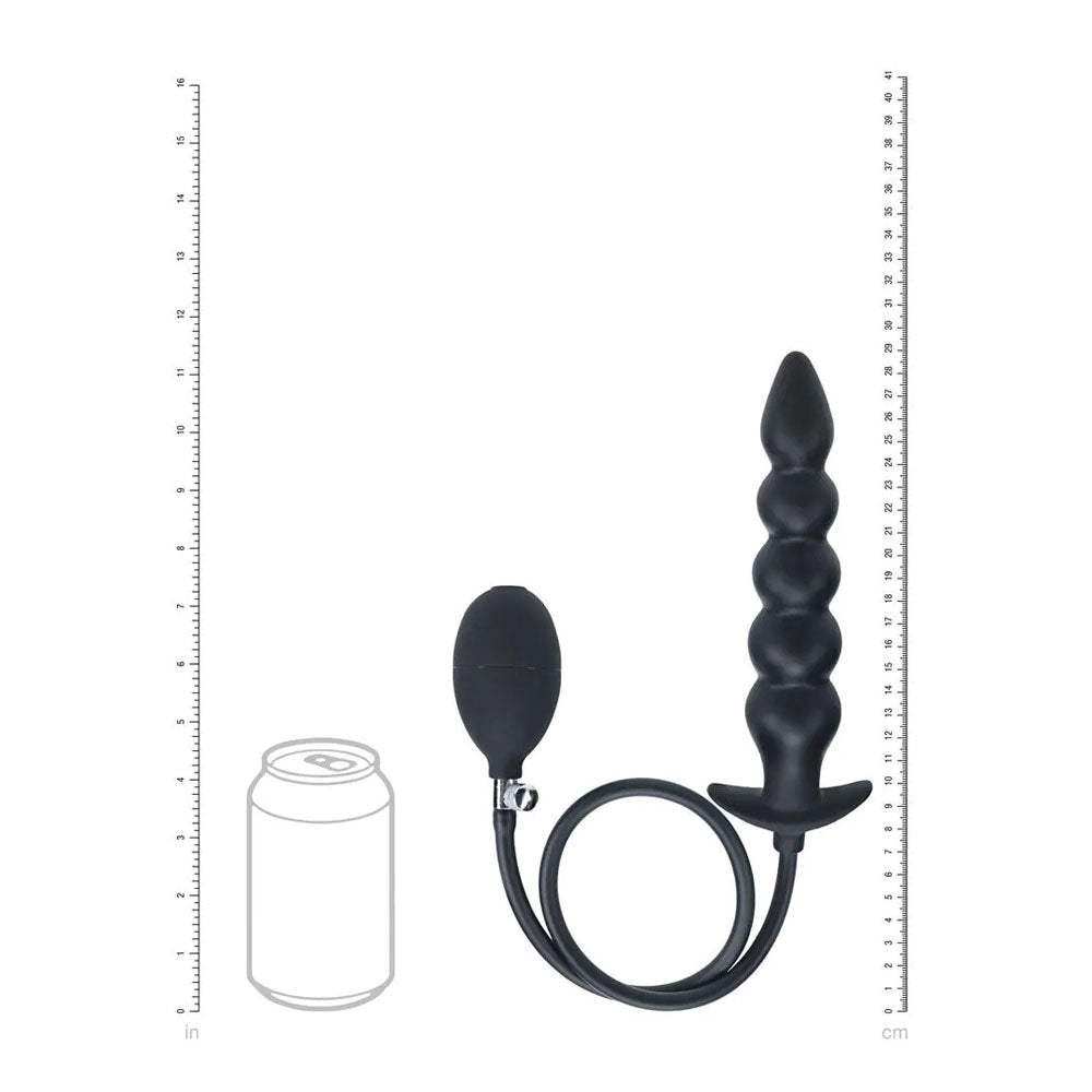 LEVELZ Beaded Inflatable Anal Plug -  Inflatable Butt Plug