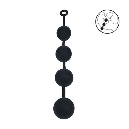 LEVELZ Round Anal Balls - XXL - 60mm -  52.5 cm XXL Anal Beads