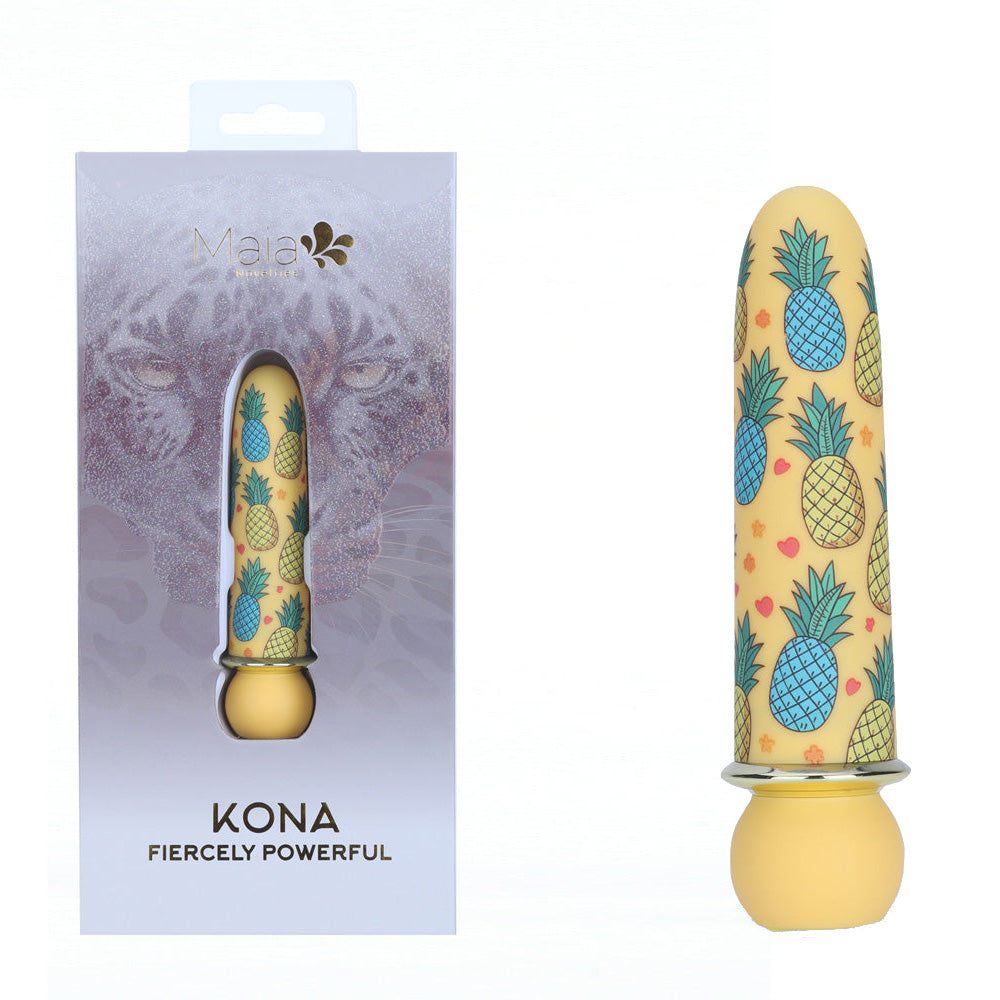 Maia KONA - Pineapple  10 cm USB Rechargeable Powerful Bullet