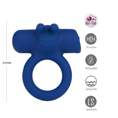 Maia HUXLEY -  -  USB Rechargeable Strong Vibrating Cock Ring