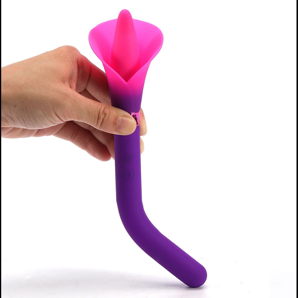 Maia VALA -  - /Pink 22.2 cm USB Rechargeable Flower Vibrator