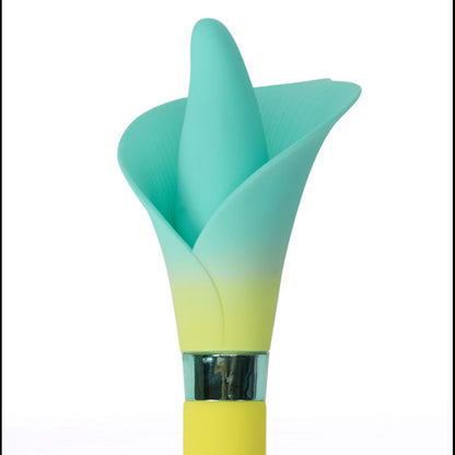 Maia VALA -  - /Green 22.2 cm USB Rechargeable Flower Vibrator