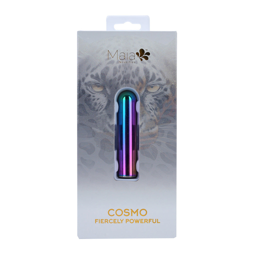 Maia COSMO - Metallic  8.9 cm USB Rechargeable Bullet
