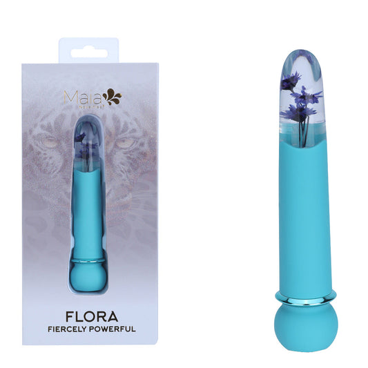 Maia FLORA - Teal - Teal 12.7 cm USB Rechargeable Powerful Bullet