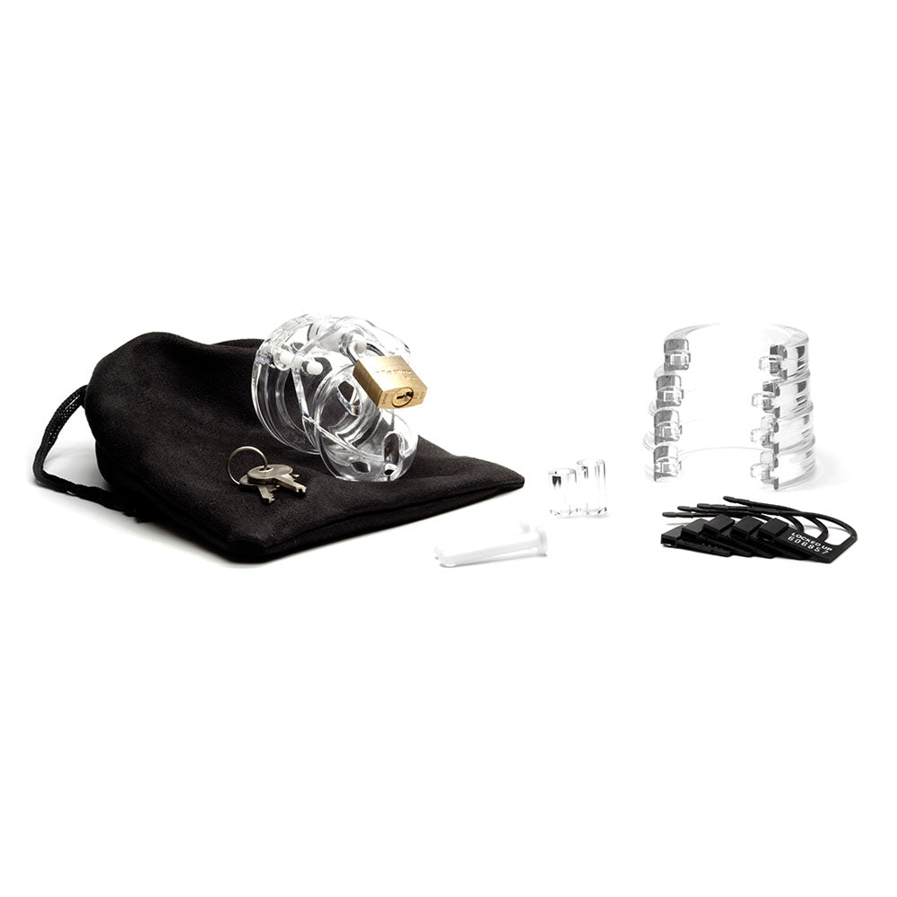 Mini-Me Black Chastity Cock Cage Kit -