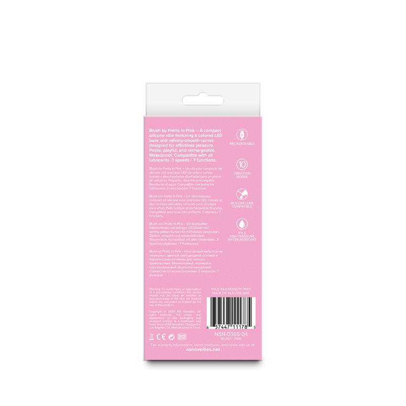 Pretty in  Blush -  -  13 cm USB Rechargeable Vibrator