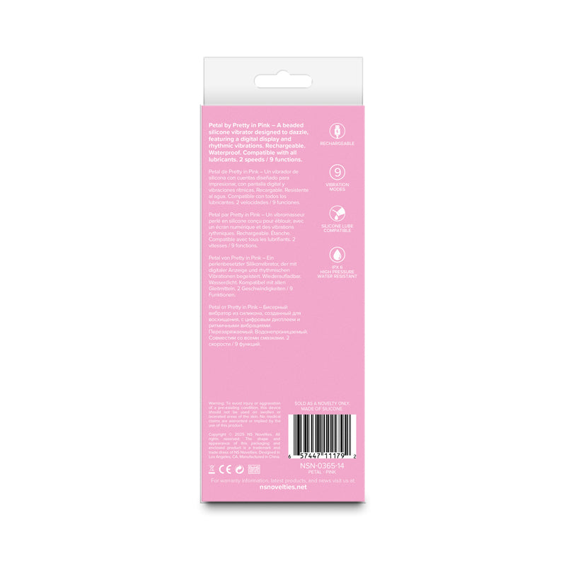 Pretty in  Petal -  -  15.5 cm USB Rechargeable Vibrator